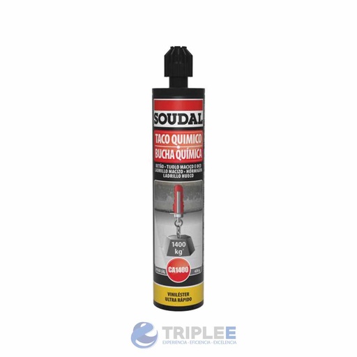 [117474] Taco químico anclaje soudal CA 1400 280ml